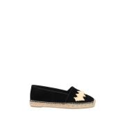 Castañer Svarta Espadrillos Raffia Mocka Skor Black, Dam