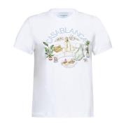 Casablanca Stiliga T-shirts och Polos White, Dam