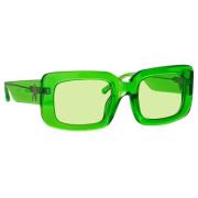 The Attico Stiliga Solglasögon Jorja Modell Green, Unisex