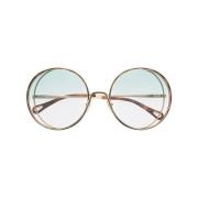 Chloé Guld solglasögon för kvinnor Multicolor, Dam