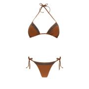 Fisico Brun Hav Bikini Triangel Topp Brown, Dam