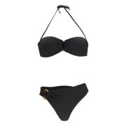 Fisico Svart Sea Bikini med Ringdetalj Black, Dam
