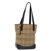 Burberry Vintage Pre-owned Canvas totevskor Beige, Dam