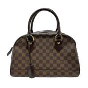 Louis Vuitton Vintage Pre-owned Canvas handvskor Brown, Dam