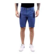 Jeckerson Slim Bermuda med Patches Blue, Herr