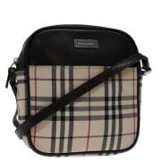 Burberry Vintage Pre-owned Canvas axelremsvskor Multicolor, Dam