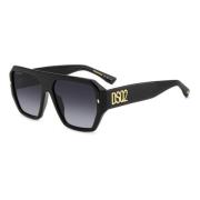 Dsquared2 Stiliga Solglasögon Svart Ram Black, Herr