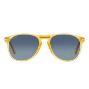 Persol Vintage Pilot Solglasögon med Metallpil Yellow, Unisex