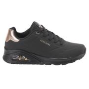 Skechers Guld Luft Sneakers Black, Dam