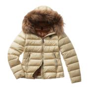 Blauer Kort Vanessa Päls Pufferjacka Beige, Dam