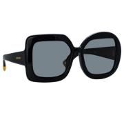 Jacquemus Fyrkantiga solglasögon Svart Black, Unisex