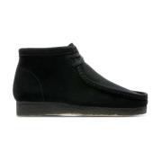 Clarks Svart Wallabee Boot Black, Herr