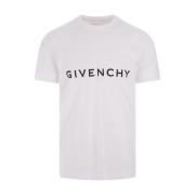 Givenchy Archetype Print Vit T-shirt White, Herr