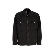 Obey Division Shirt Jacket Svart Streetwear Black, Herr