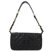 Chanel Vintage Pre-owned Laeder chanel-vskor Black, Dam