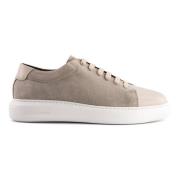 National Standard Handgjorda Sand Mocka Sneakers Beige, Herr