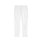 Dondup Vita bomullsstretch slim fit byxor White, Herr