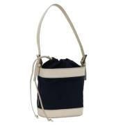 Fendi Vintage Pre-owned Canvas handvskor Blue, Dam