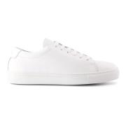 National Standard Handgjorda Vita Monokroma Sneakers White, Herr