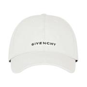 Givenchy Basebollkeps med Signatur Broderi Gray, Herr