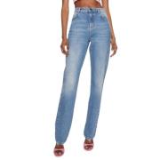 Pinko Stiliga Denim Jeans för Kvinnor Blue, Dam