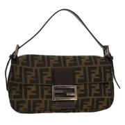 Fendi Vintage Pre-owned Canvas fendi-vskor Black, Dam