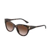 Jimmy Choo Stiliga solglasögon bruna gradientlinser Brown, Dam