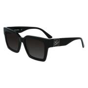 Karl Lagerfeld Stiliga solglasögon Kl6057S Svart Black, Dam