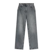 Versace Högmidjade jeans Gray, Dam