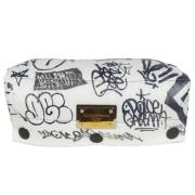 Dolce & Gabbana Axelväska med Graffiti Print White, Dam