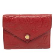 Louis Vuitton Vintage Pre-owned Laeder plnbcker Red, Dam