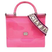 Dolce & Gabbana Pre-owned Pre-owned Gummi handvskor Pink, Dam