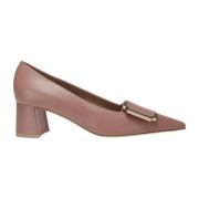 Malone Souliers Rosa Läder Spänne Detalj Pumps Pink, Dam