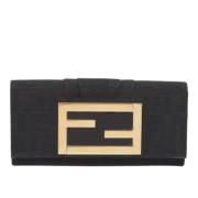 Fendi Vintage Pre-owned Canvas plnbcker Black, Dam