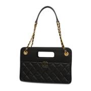 Chanel Vintage Pre-owned Laeder chanel-vskor Black, Dam