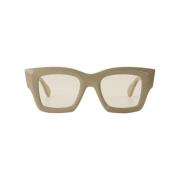 Jacquemus Tyg solglasgon Beige, Dam