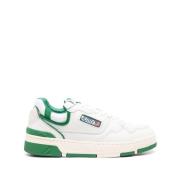 Autry Sneakers i vitt/grönt läder Green, Herr