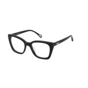 Zadig & Voltaire Svart Blank Solglasögon Modell Vzv395 Black, Unisex