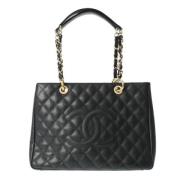 Chanel Vintage Pre-owned Laeder totevskor Black, Dam