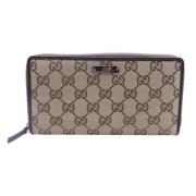 Gucci Vintage Pre-owned Canvas plnbcker Beige, Dam