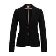 Hugo Boss Elegant Slim Fit Blazer Black, Dam