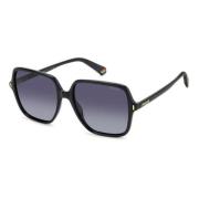 Polaroid Trendiga solglasögon med högt UV-skydd Black, Dam
