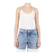 Jil Sander Vit Jersey Tanktop White, Dam