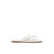 Kate Spade Flip-flops med logotyp Beige, Dam