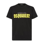 Dsquared2 Stilfull T-Shirt Kollektion Black, Herr
