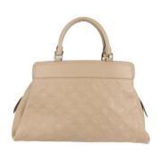 Louis Vuitton Vintage Pre-owned Laeder totevskor Beige, Dam