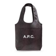 A.p.c. 'Ninon Small' shopper väska Brown, Dam