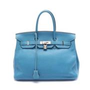 Hermès Vintage Pre-owned Laeder handvskor Blue, Dam