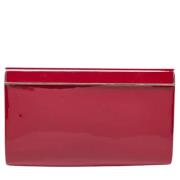 Jimmy Choo Pre-owned Pre-owned Laeder kuvertvskor Red, Dam