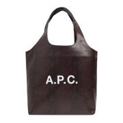 A.p.c. 'Ninon' shopper väska Brown, Dam